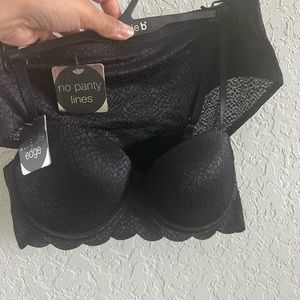 Black panty set 34A